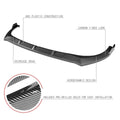 3Pc Front Bumper Lip Splitter Under Panel Diffuser for Elantra (2021–2022)