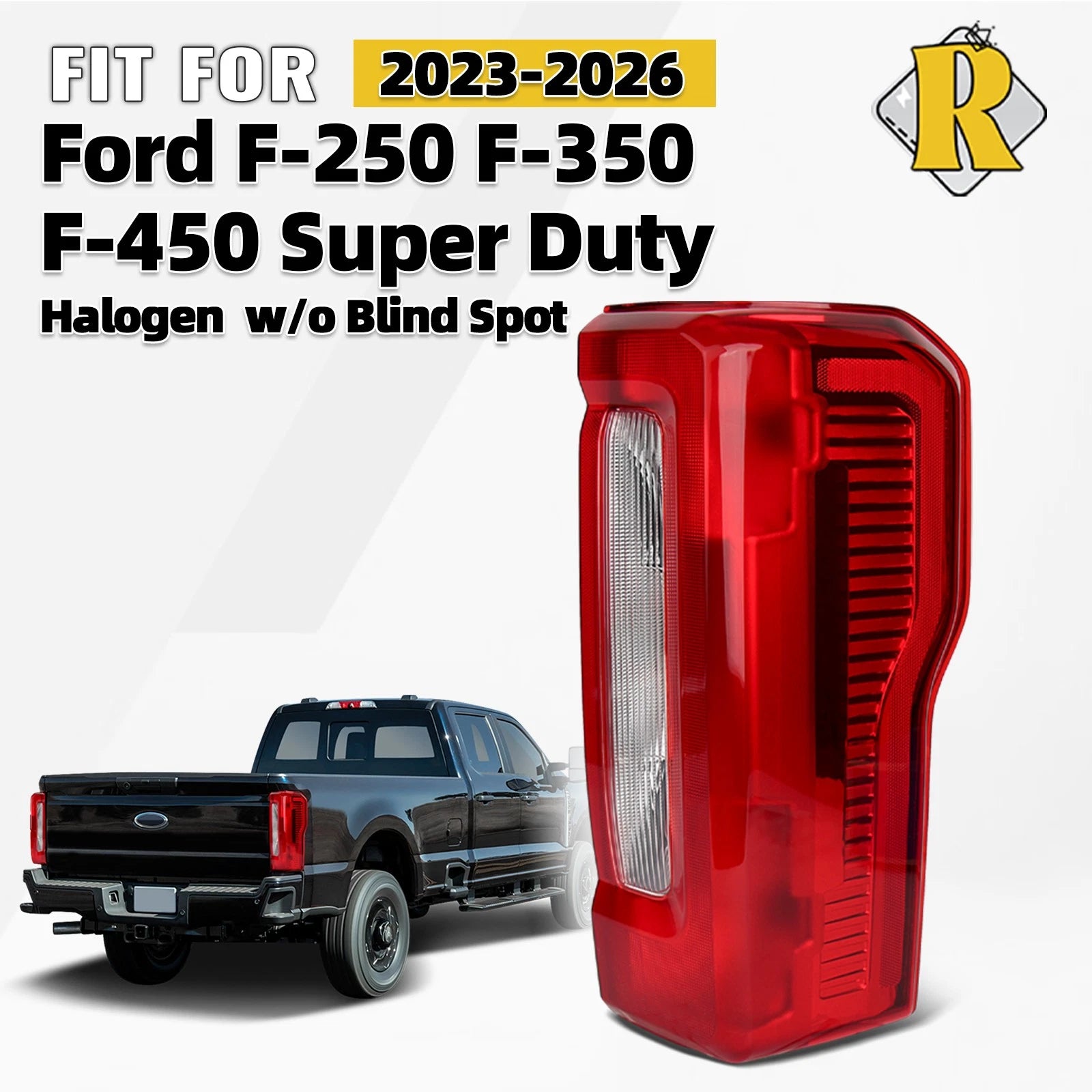 Right Side Halogen Tail Light for Ford F-250 F-350 (2023–2026)