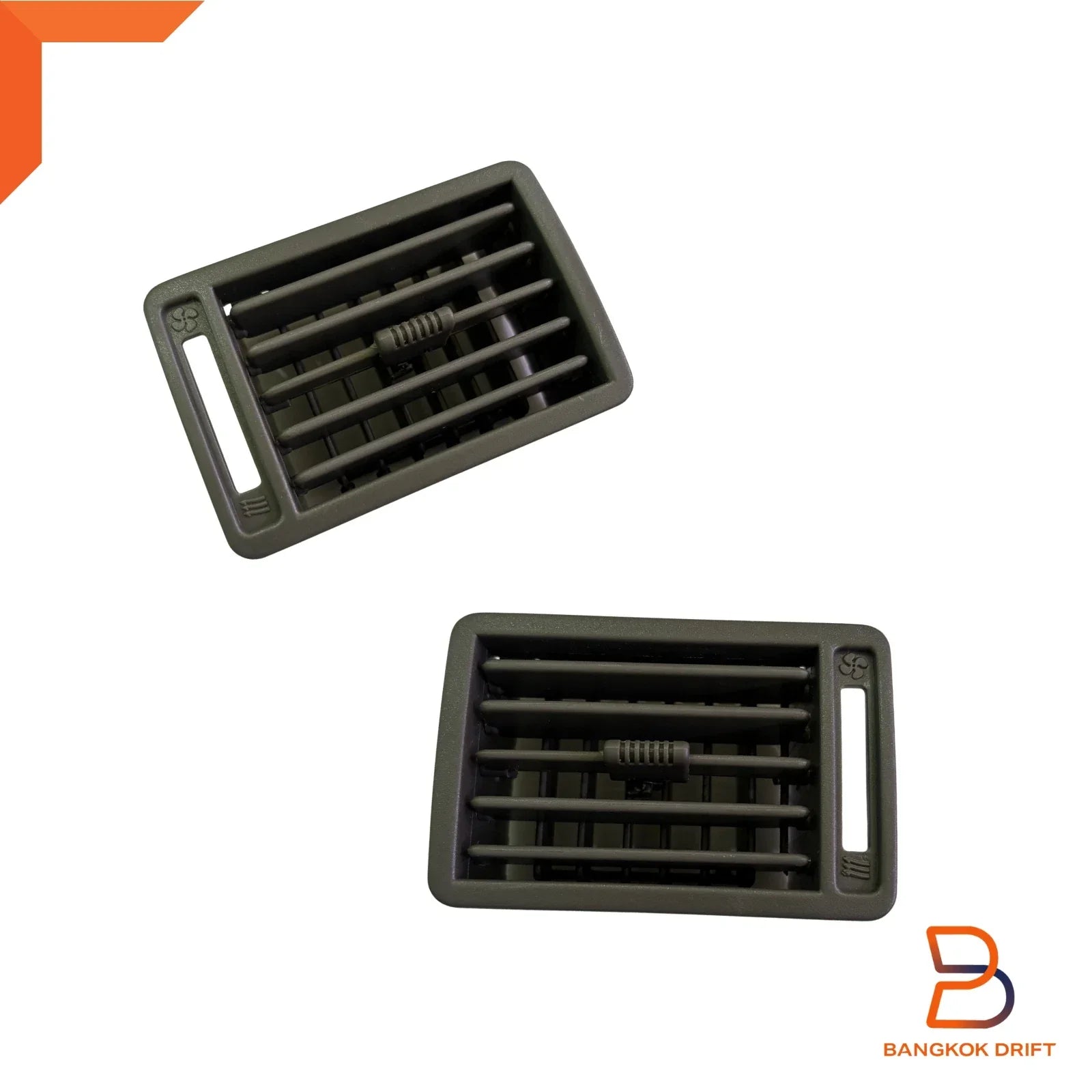 4x AC Heater Vents Grey for Holden Rodeo TF Pickup (1988-1996)