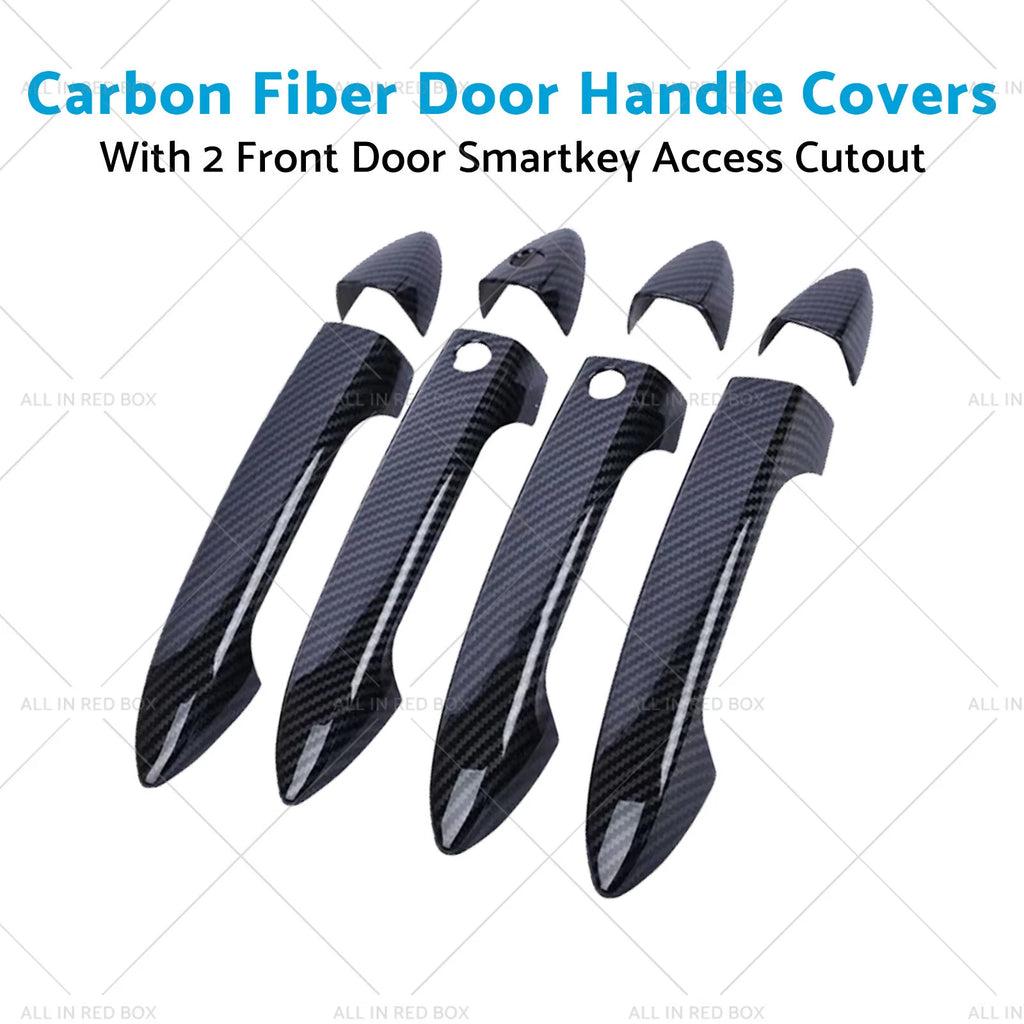 4X Carbon Fiber Door Handle Covers for Honda Pilot Ridgeline