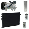 AC Compressor Kit With Condenser Replacement for Dodge Durango 5.9L (2001–2003)