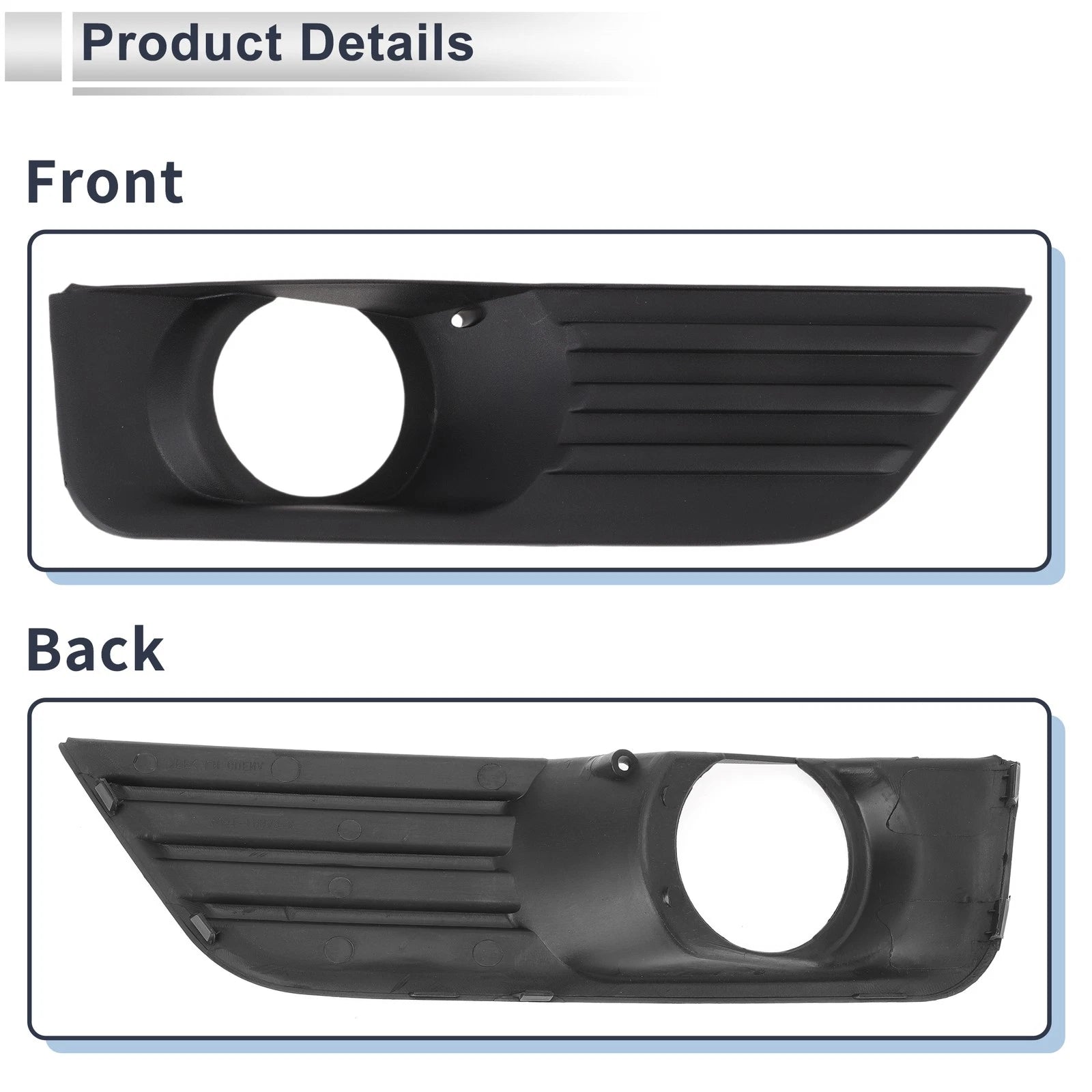 1 Pc Fog Light Grill for Ford Focus (2005–2006) No. 4M5119952AE
