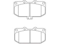 Front Brake Pad Set for Mazda RX7 (1986–1995) VY417PT
