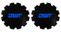 Set of 4 Beadlock Wheel Mud Plug Cover Caps for Douglas DWT 9" (Black Blue)
