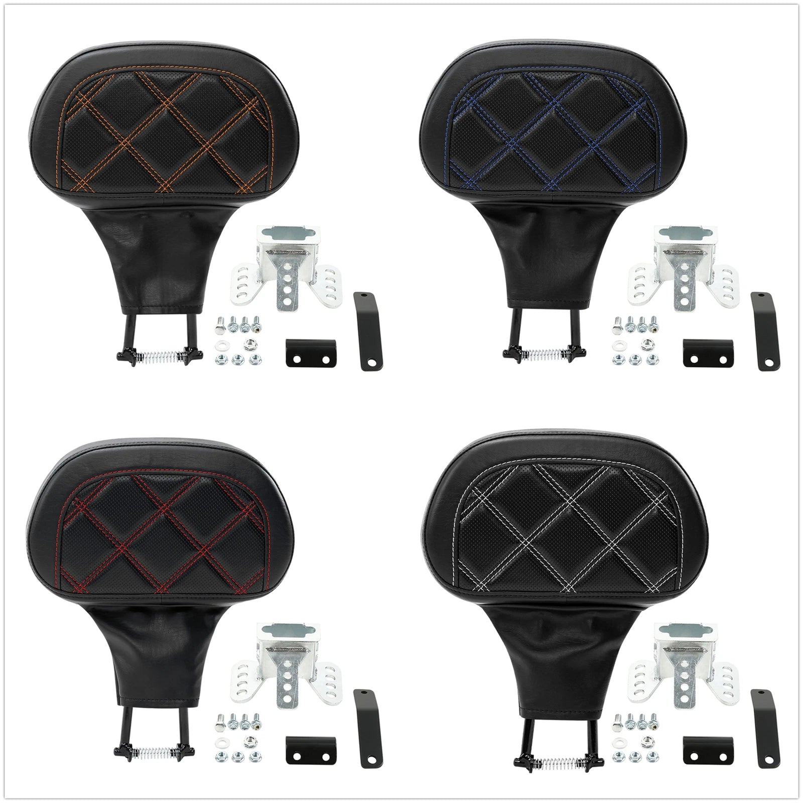 Driver Backrest Pad for Harley Touring Road Street Glide FLHX (1988–2023)