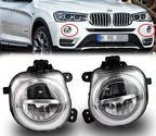 1 Pair LH+RH LED Fog Lights for BMW X3 X4 X5 X6 (2010–2019)
