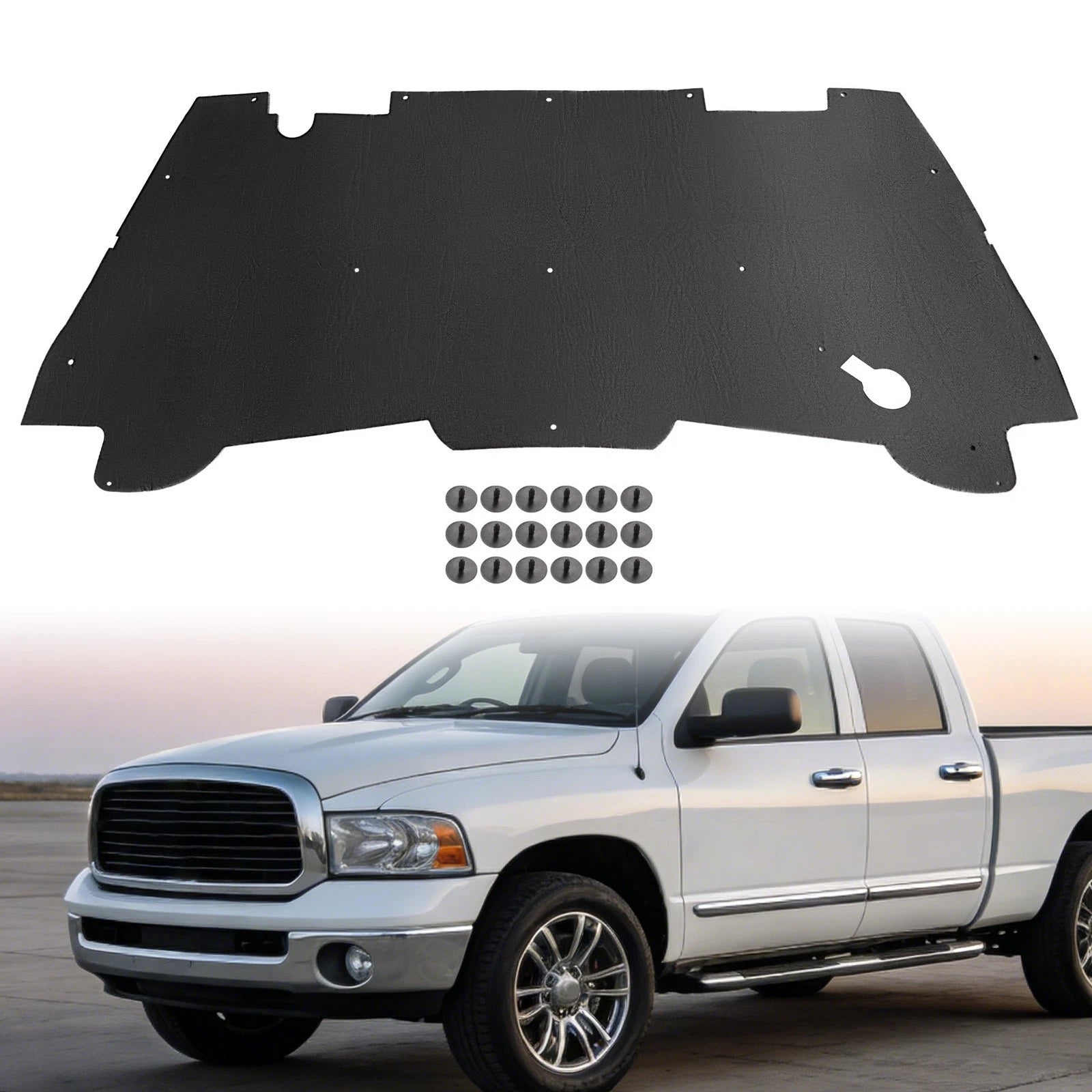 Hood Insulation Pad for Dodge Ram 1500/2500/3500 (1994–2002)