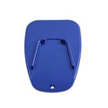 Aluminum Alloy Motorcycle Side Stand Kickstand Pad Plate - Blue