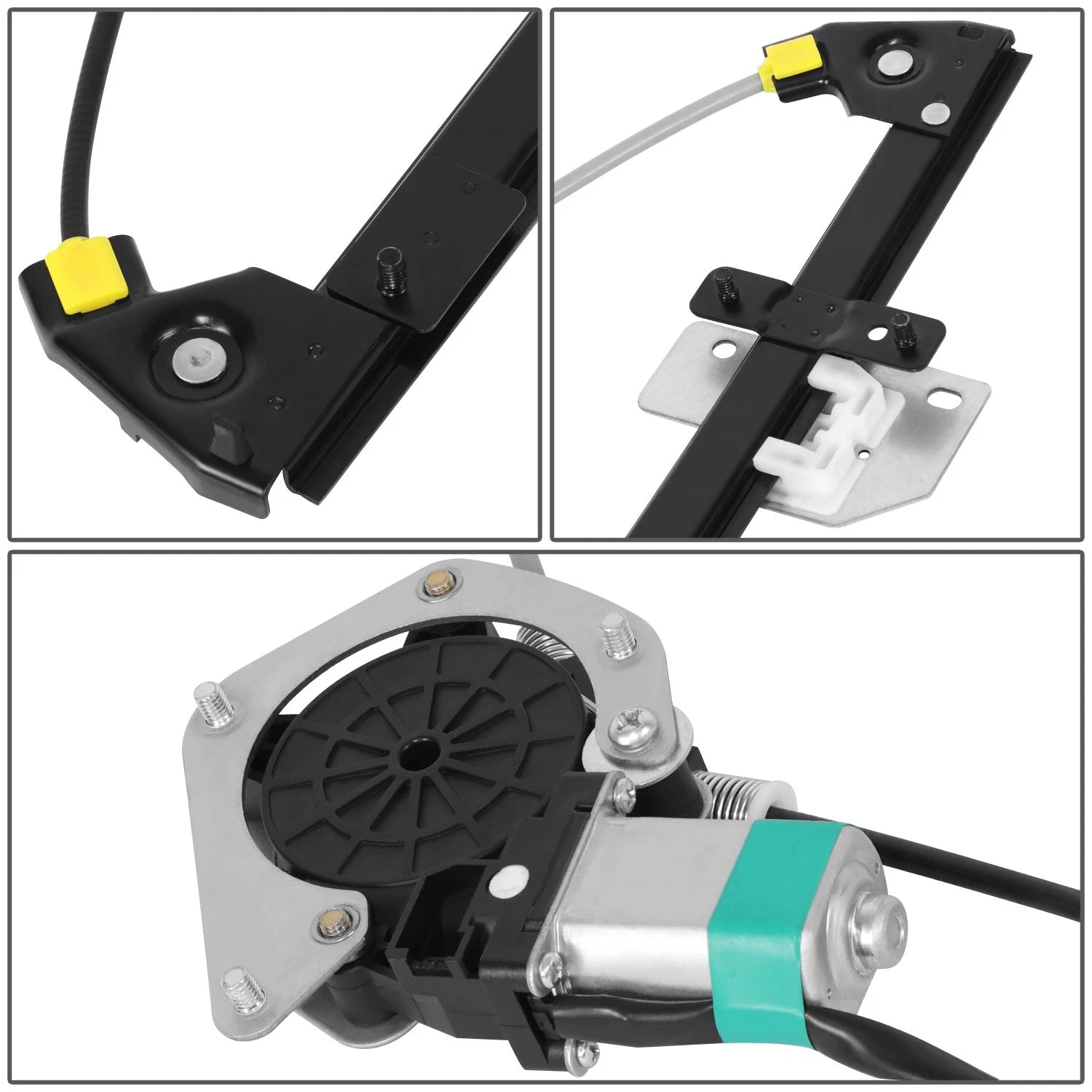 Rear Right Side Window Regulator w/ Motor for Tracker Grand Vitara XL-7 (1999–2006)