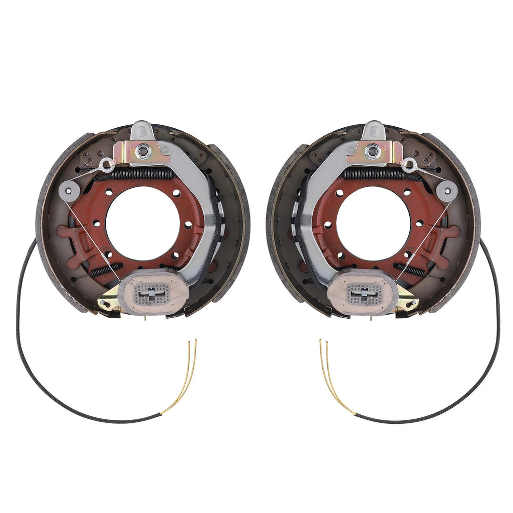 Set of 2 Electric Brake Assembly for Trailer Axle (023-451-00, 23-451)