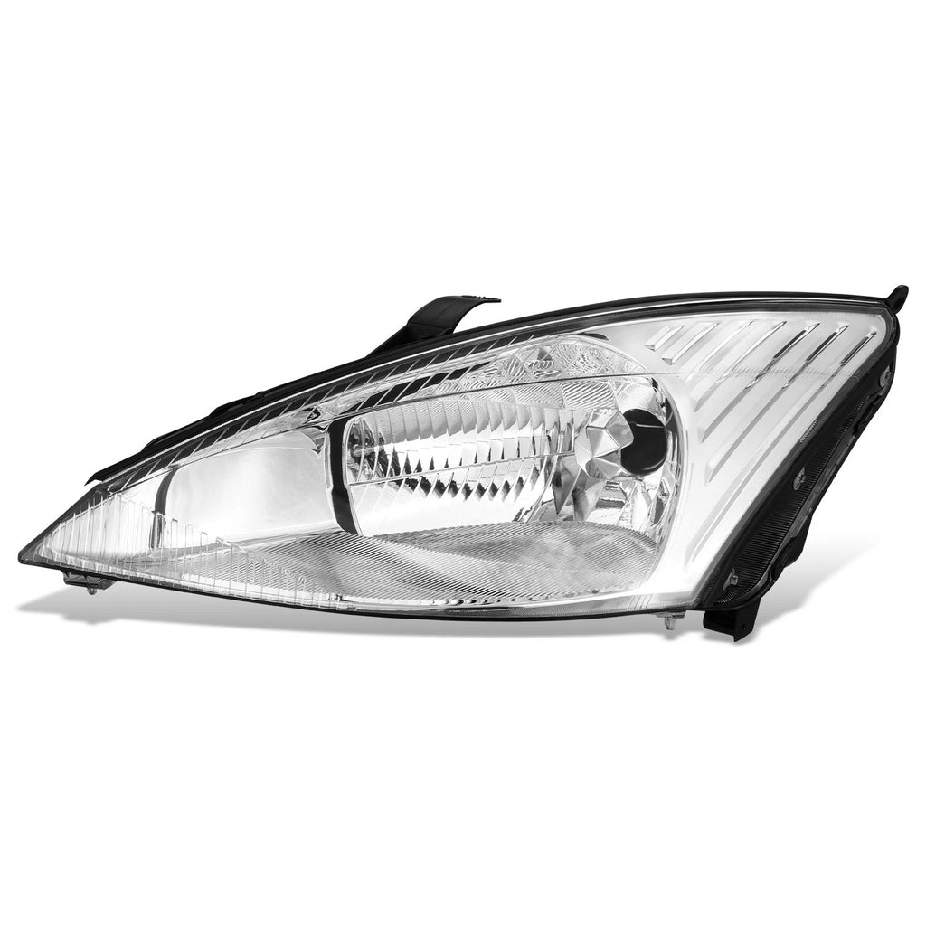 Driver Side Chrome Headlight Lamp Assembly for Ford Focus (2000–2002)