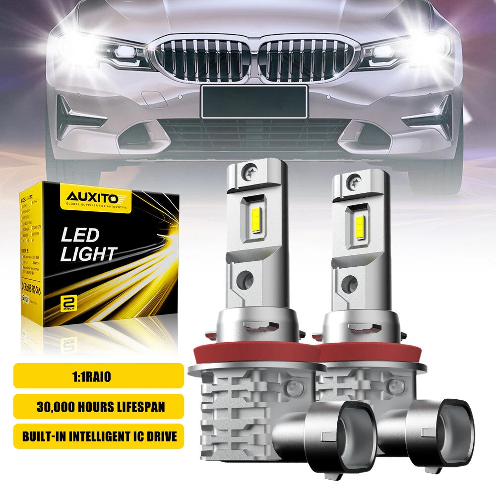 AUXITO H11 LED Headlight Fog Bulbs for 40000LM