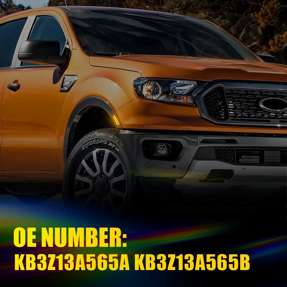 Smoked Amber Side Marker Light for Ford Ranger (2019–2022)