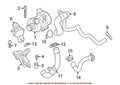 Engine Coolant Hose for BMW X1 (2013–2015)