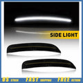 White LED Side Marker Light Lamps for Chrysler 300 (2015–2023) Smoked Lens