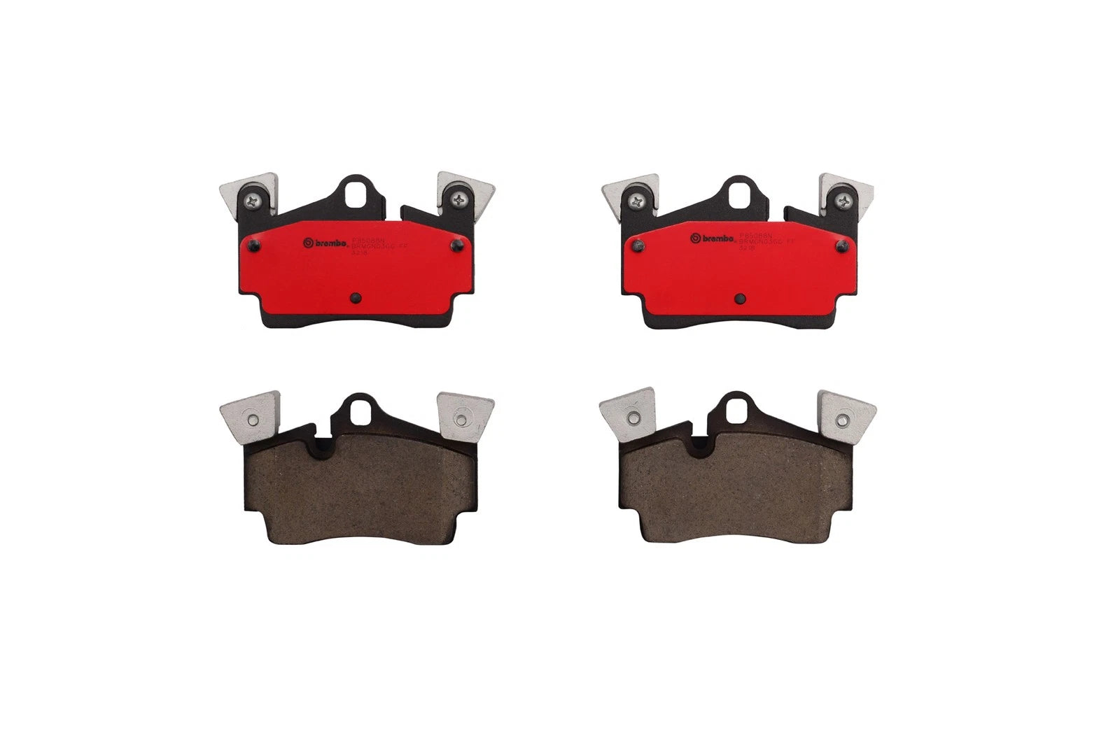 Set of 4 Brembo Rear Ceramic Brake Pads for Audi Q7 Porsche Cayenne Volkswagen Touareg