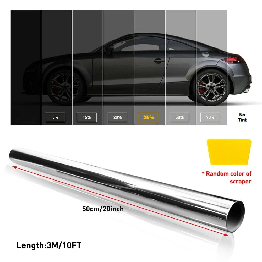 Privacy Tint Window Film for Car (Uncut Roll)