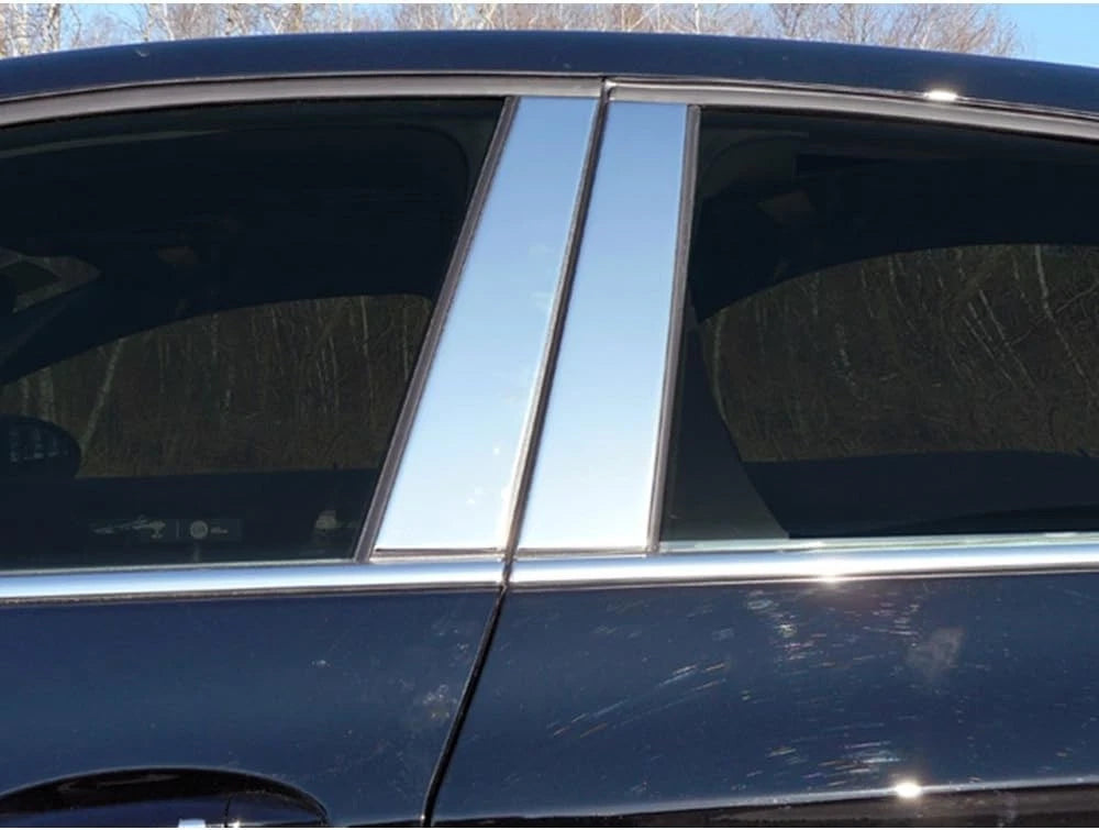 Luxury Stainless Steel Pillar Post Trim 4pc for 2017–2019 Chevy Cruze Hatch