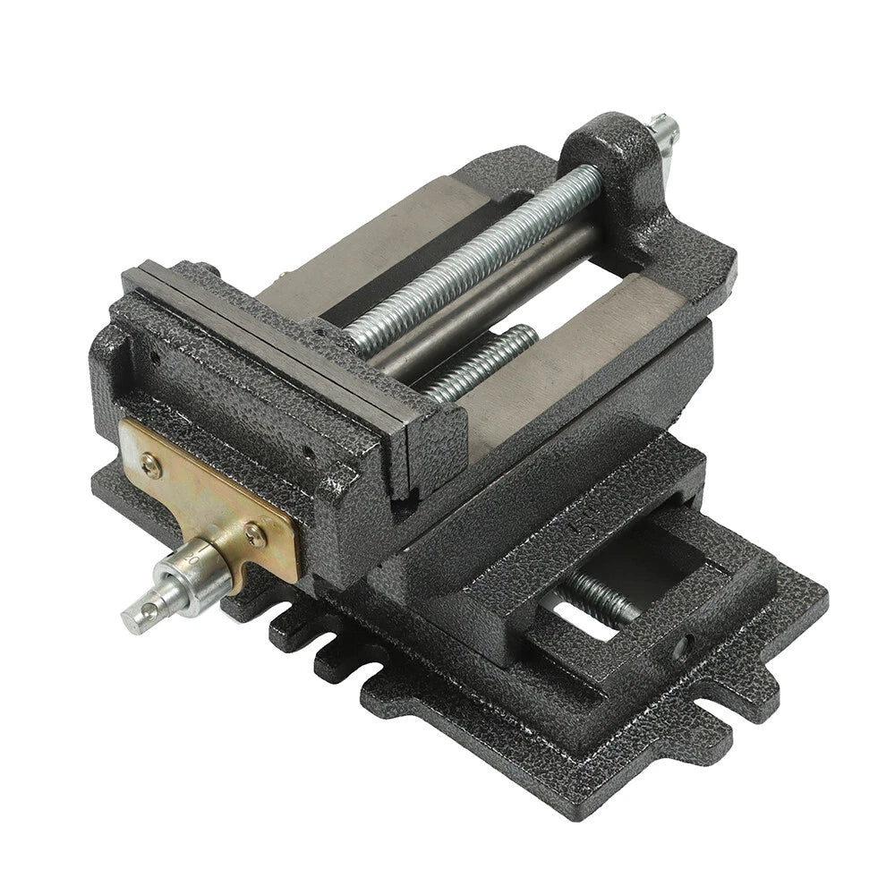 5" Cross Sliding Drill Press Vise for Machine Shop Tools