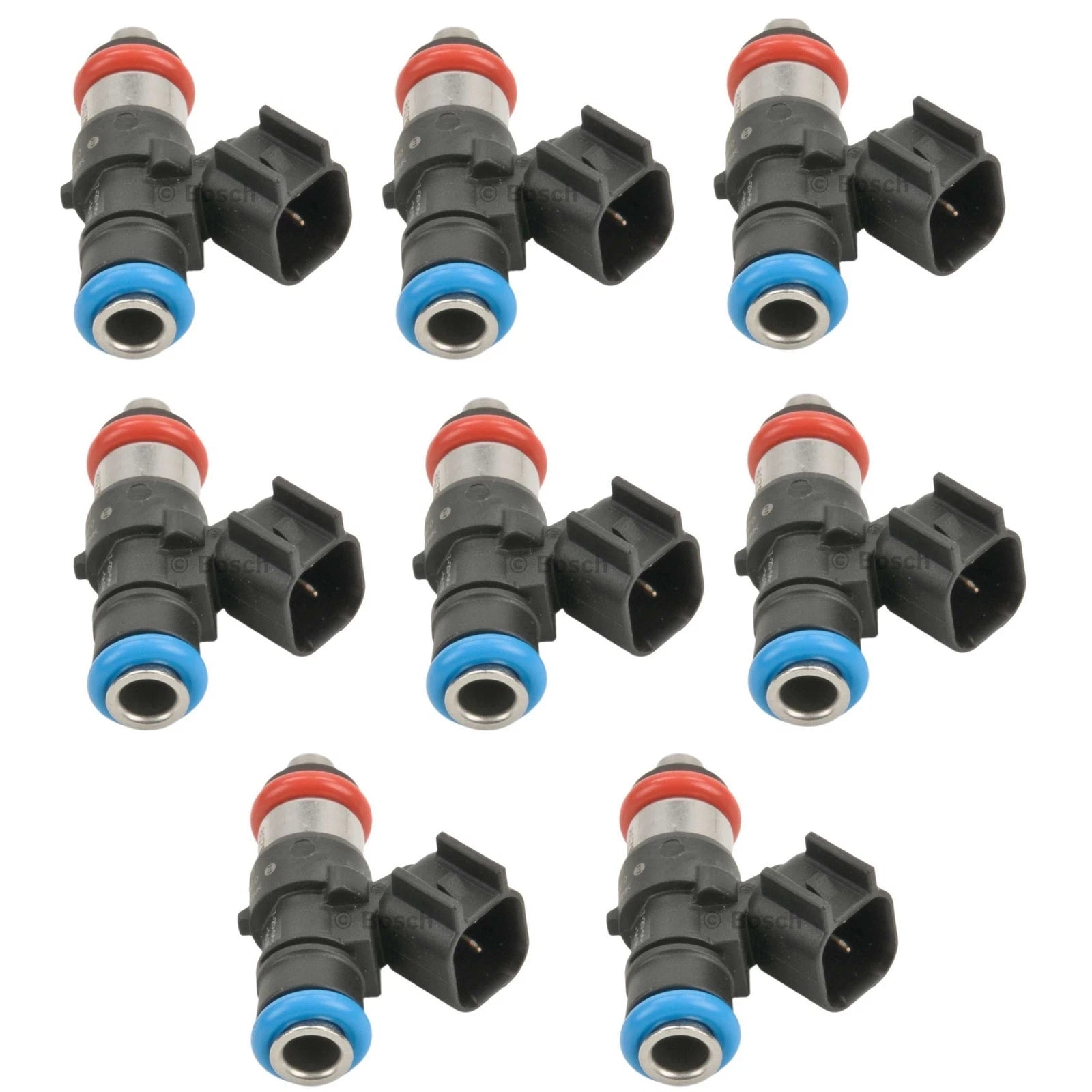 Set of 8 Bosch Fuel Injectors for Chevy Impala Monte Carlo Grand Prix (2000–2005)