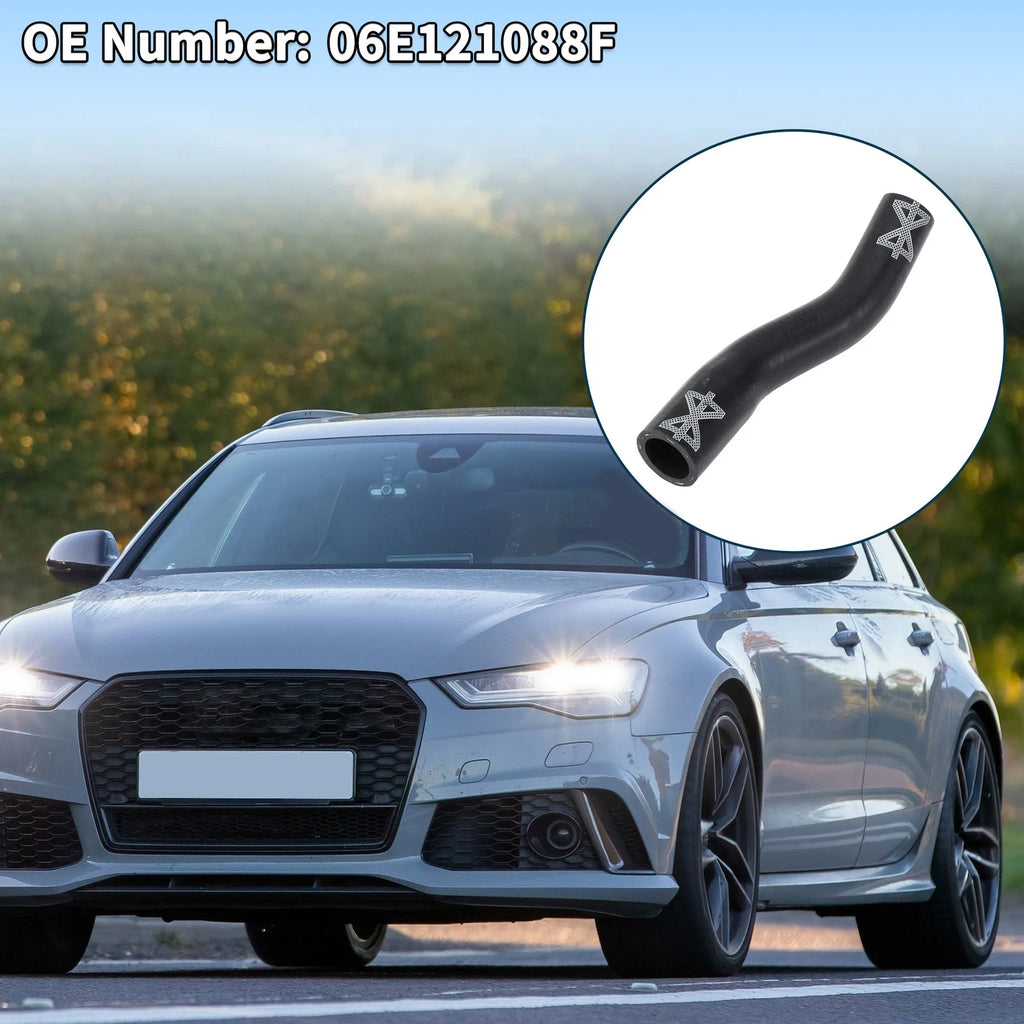 Radiator Hose Coolant Pipe for Audi A6 (2008–2011) No. 06E121088F Rubber