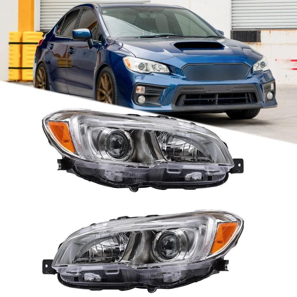 Headlight Assembly for Subaru WRX (2015–2021) Left + Right Halogen