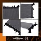 Aluminum Radiator for Chrysler 200 (2014–2018) Cross Flow Type