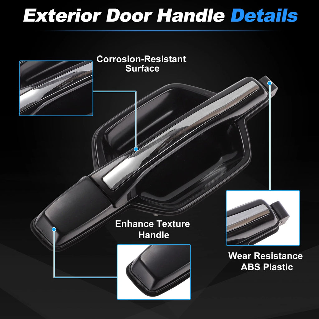 Rear Right Exterior Door Handle MR653481 for Mitsubishi Montero (2001–2006)