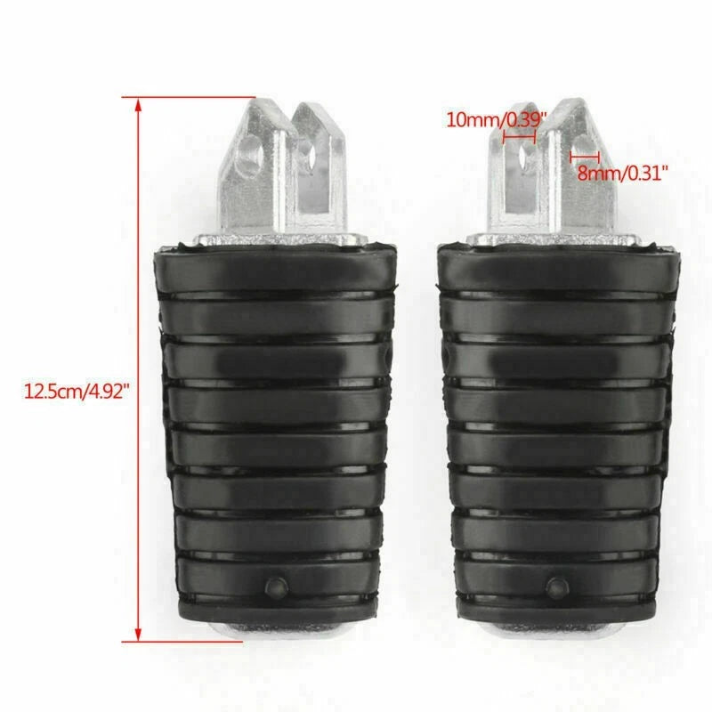 Foot Pegs Front Footrest for Yamaha Virago XV125 (1997–2000), XV250 (1988–2013), XV400 (1991)