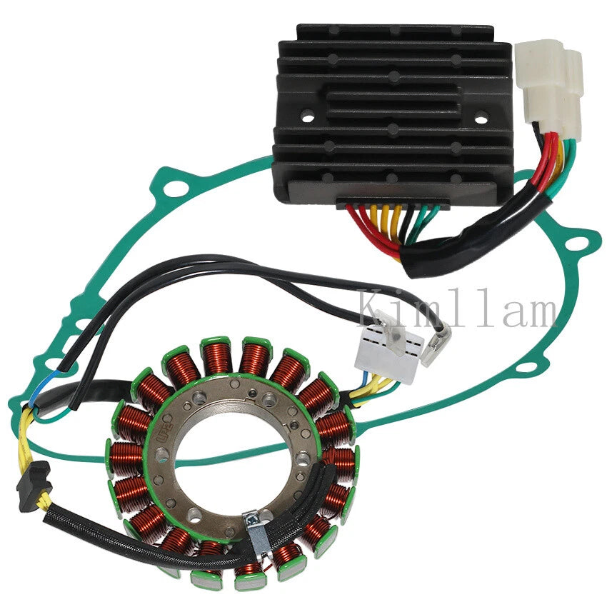 Stator Coil, Regulator Rectifier, Gasket for Kawasaki ZX900 Ninja ZX-9R (1998–1999)