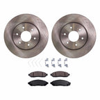 Disc Brake & Pad Kit for Nissan Frontier (2005–2019) Front Left Right