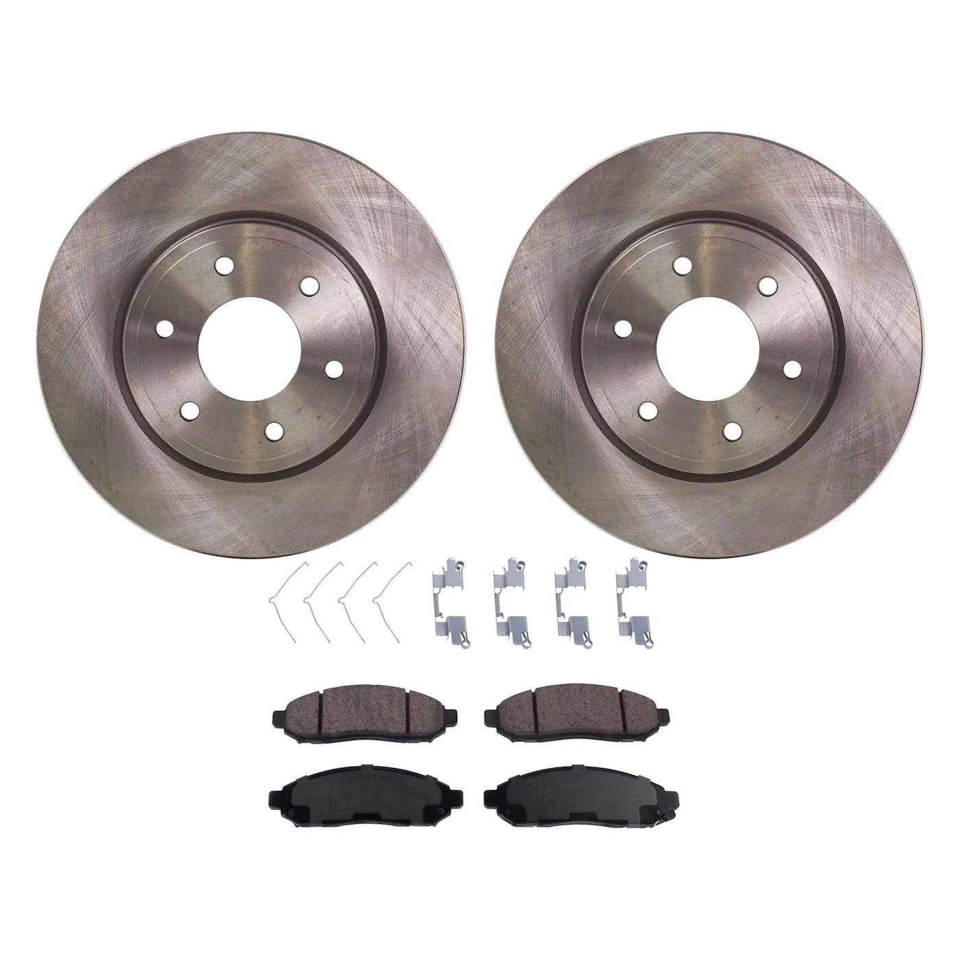 Disc Brake & Pad Kit for Nissan Frontier (2005–2019) Front Left Right