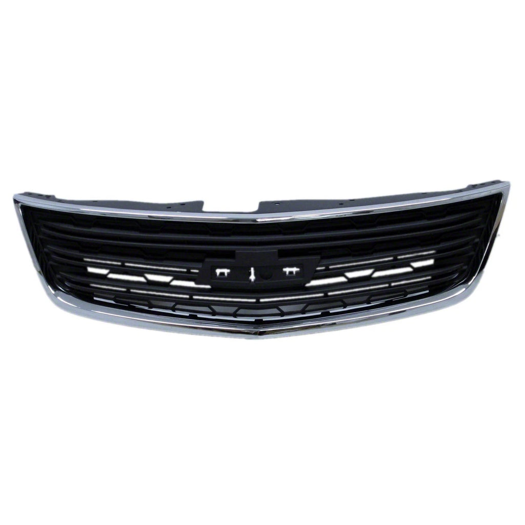 Replacement Gray Chrome ABS Plastic Front Grille For 2013-2017 Chevy Traverse