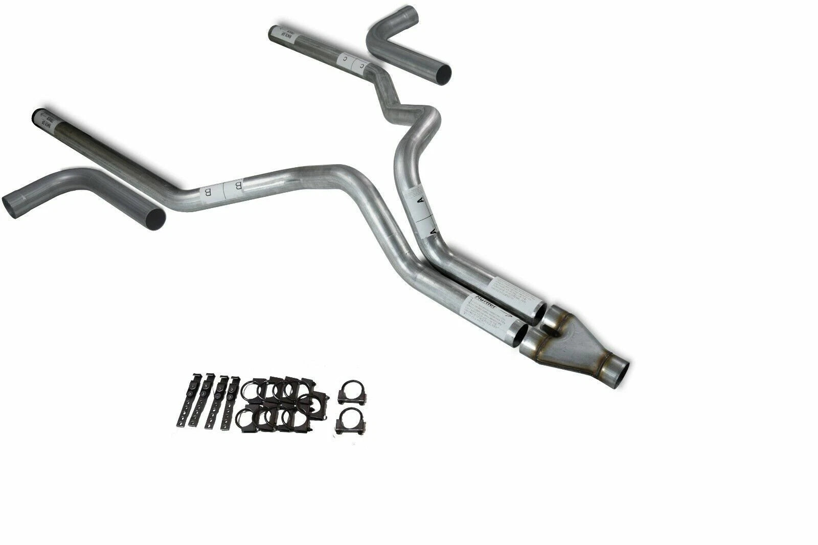 3" Dual Exhaust Kit for Ford F150 (2021–2025) - Y Pipe, Side Exit