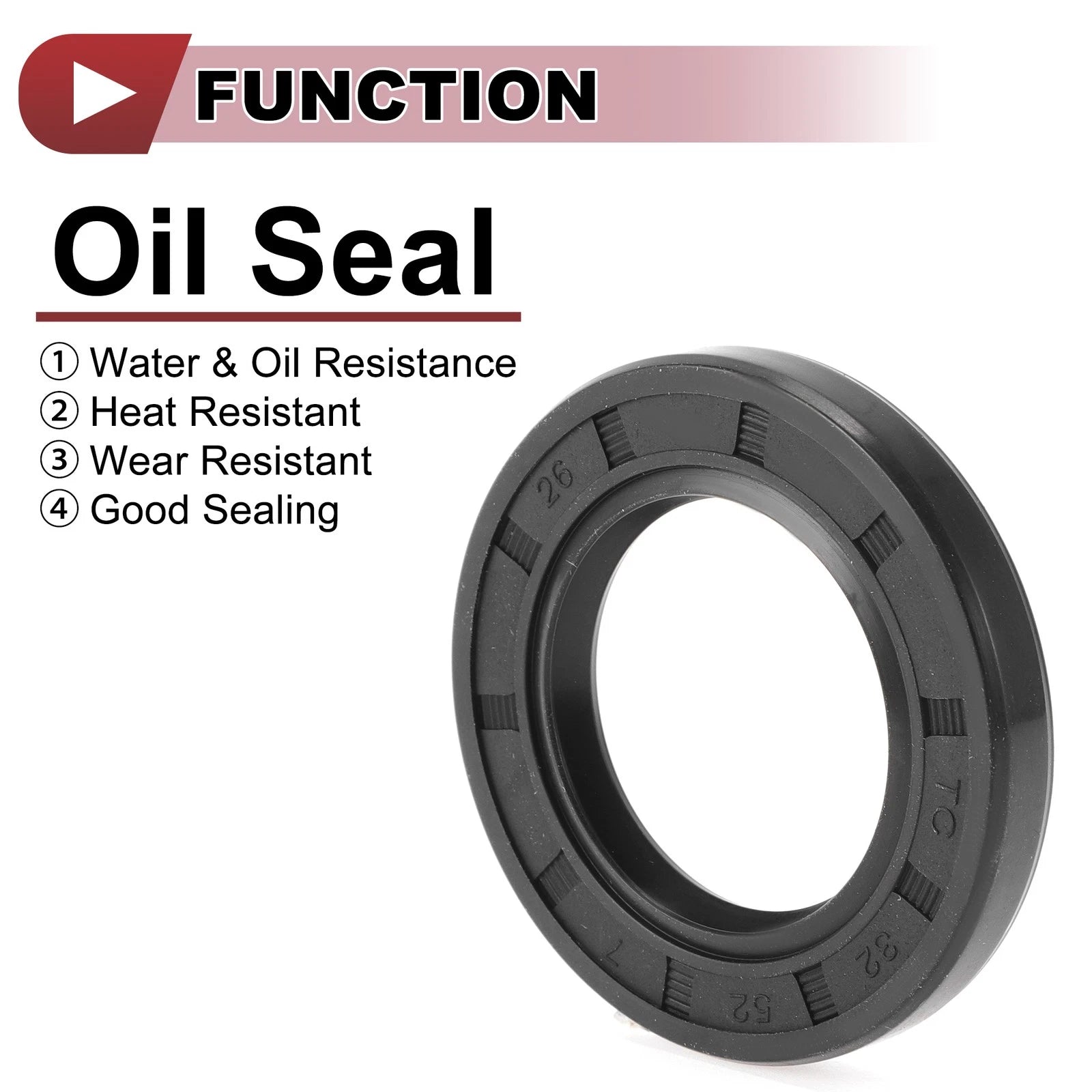 Set of 5 Rotary Shaft Oil Seals for Various Models (32x52x7mm)