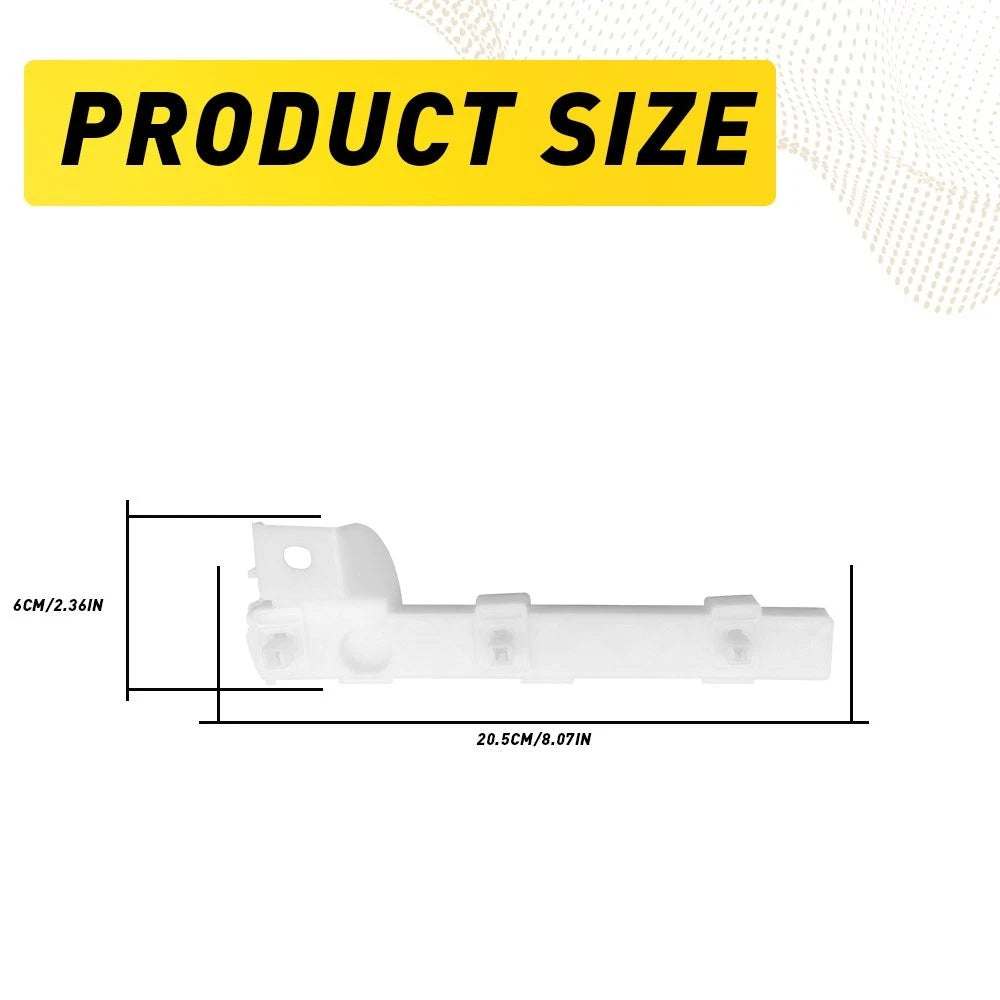 2X Front Right Left Bumper Bracket for Mitsubishi Lancer (2008–2017)