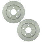 Set of 2 Bosch QuietCast Rear Disc Brake Rotors for Mazda 3 L4 (2004–2013)