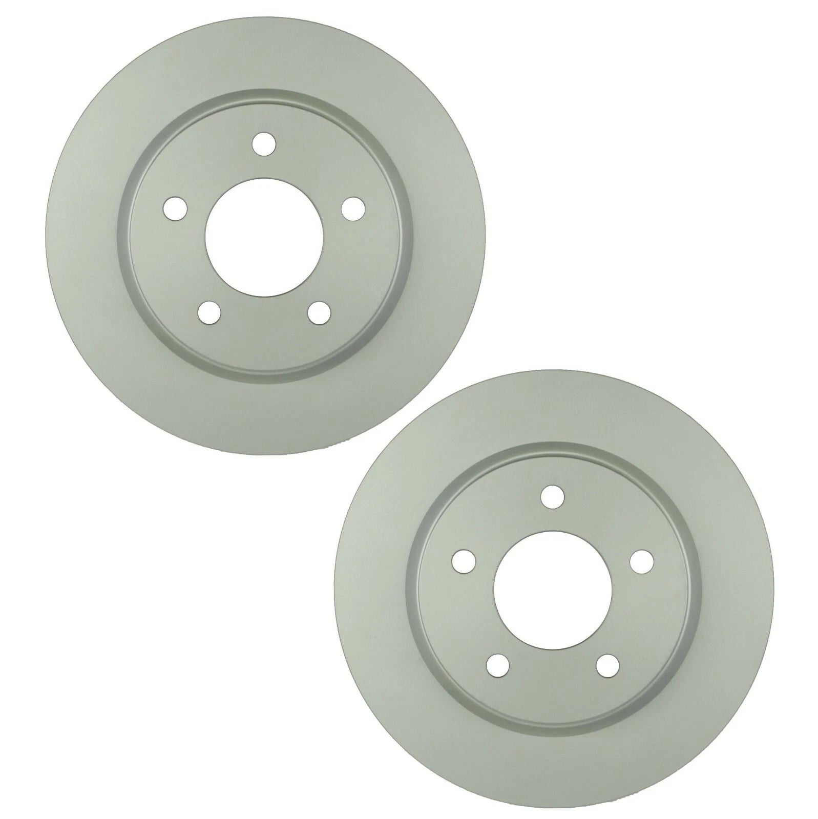 Set of 2 Bosch QuietCast Rear Disc Brake Rotors for Mazda 3 L4 (2004–2013)