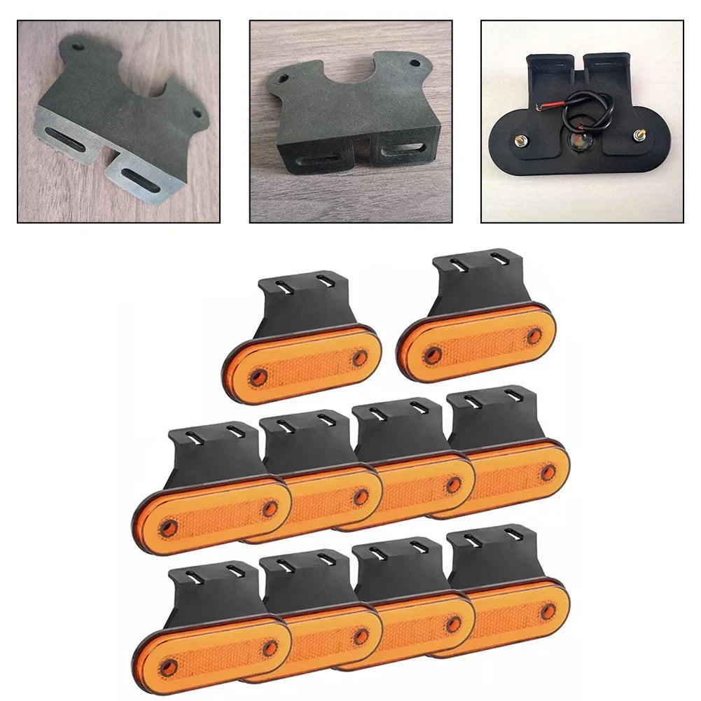 Orange Amber LED Marker Lights for Various Vehicles