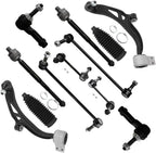 12Pcs Front Control Arms Ball Joint Tie Rod Sway Bar for Ford Explorer (2011–2017)