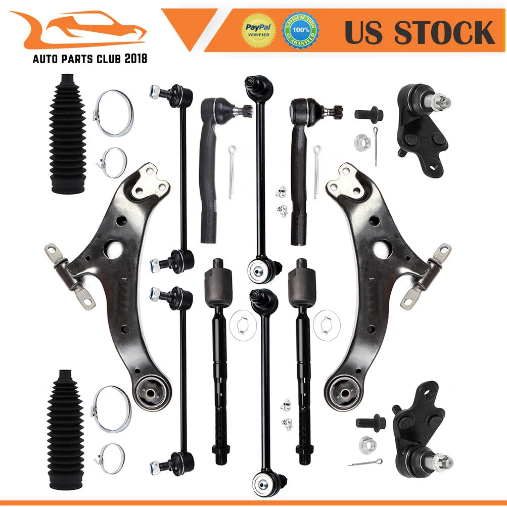 Set of 14 Front Lower Control Arms with Ball Joints for Toyota Camry (2007–2011)