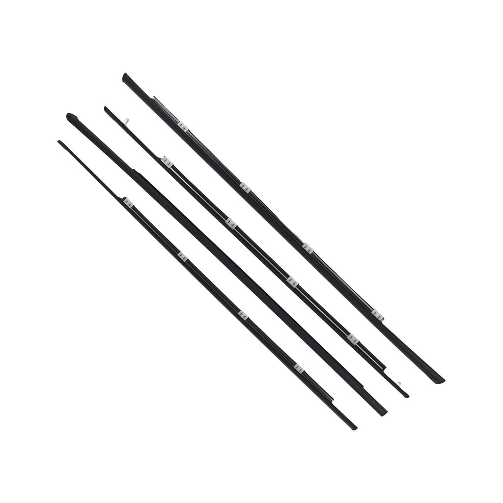 4X Door Weatherstrip Moulding Trim for Honda Civic Sedan (1992–1995) 72450-SR4-003