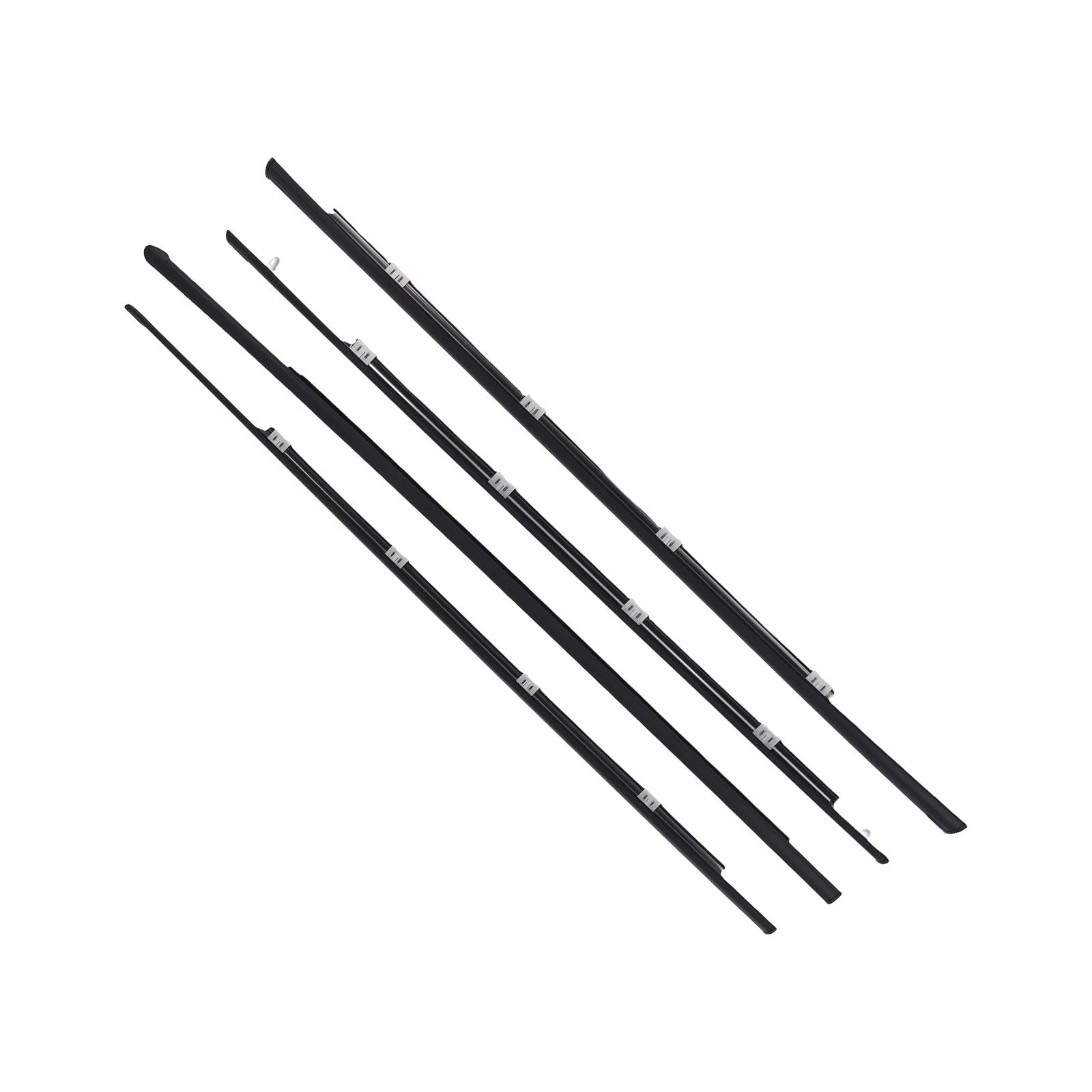 4X Door Weatherstrip Moulding Trim for Honda Civic Sedan (1992–1995) 72450-SR4-003
