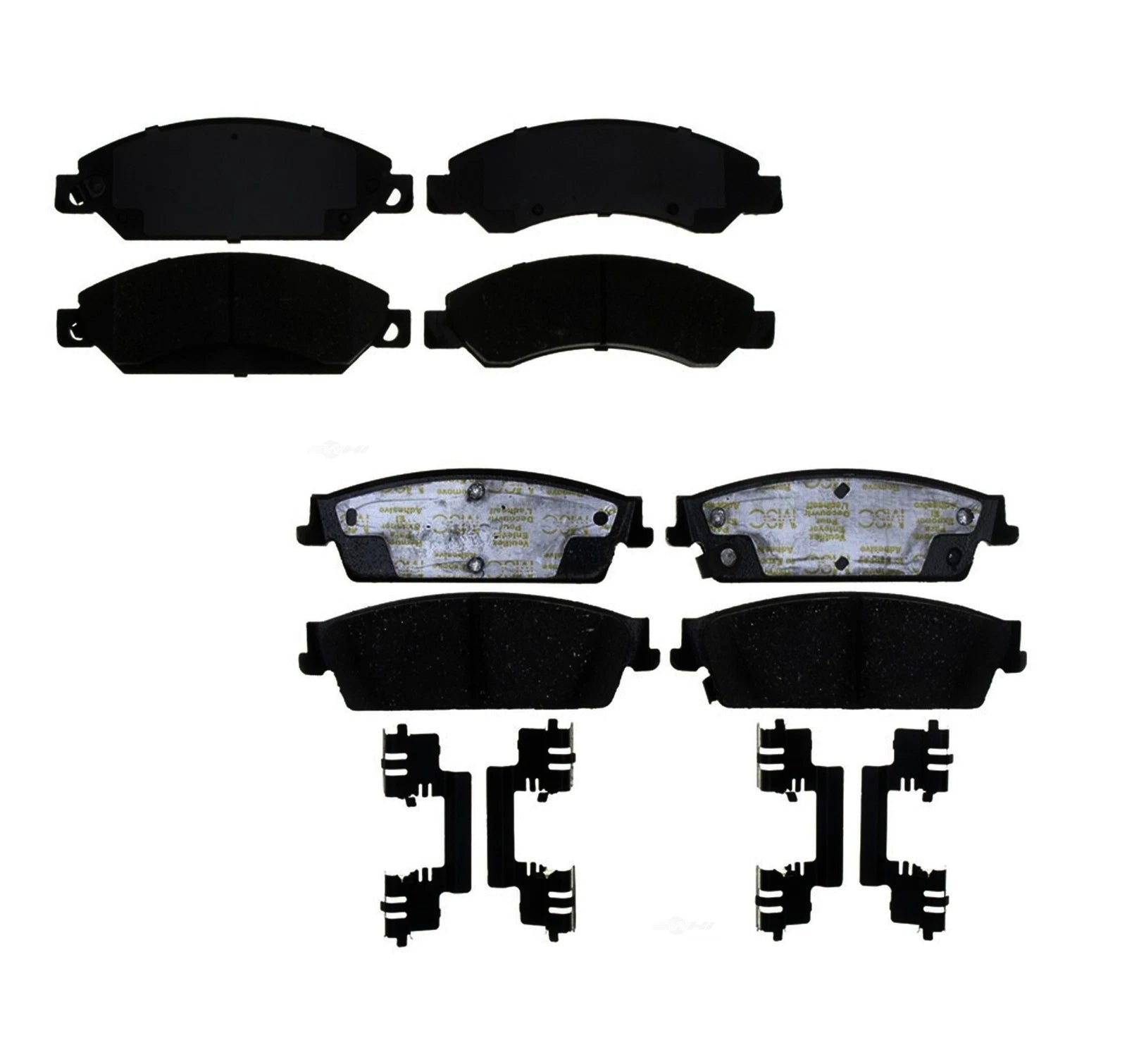 Front and Rear Ceramic Brake Pad Set for Chevrolet Tahoe (2007)