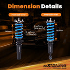 Coilovers Lowering Kit for BMW 530i 540i E39 (1995–2003) RWD