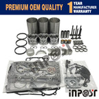 Overhaul Rebuild Kit STD D1005 for Kubota B2100DT BX2660 B2320HSD