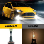 LED Fog Light Bulbs for H8 H16 H11 (CSP Chip, 3400LM, 6500K)