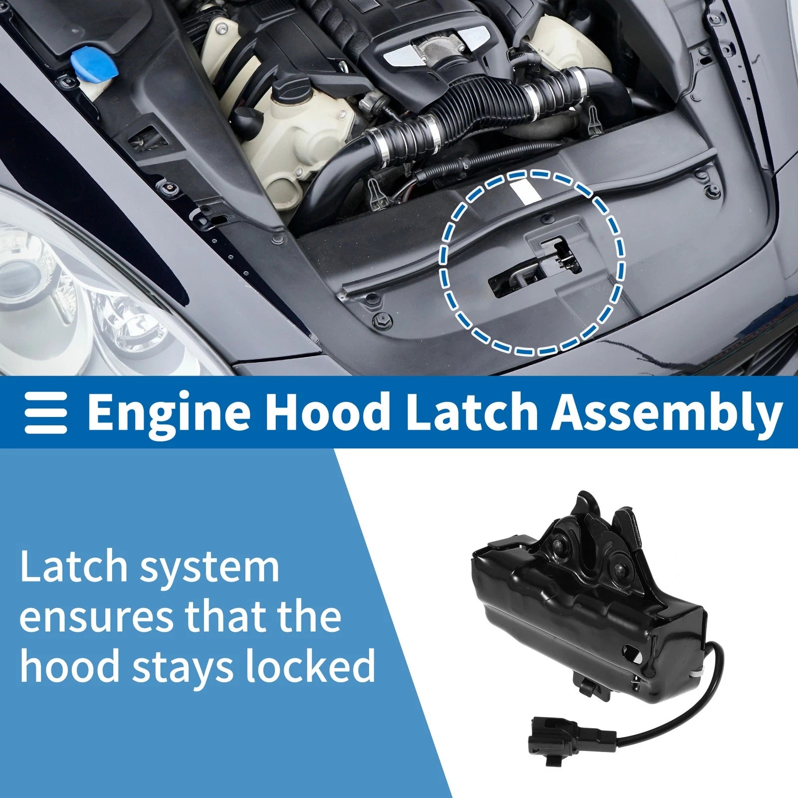 Hood Latch Assembly for Lexus RX330 (2004–2006) No. 535100C040 1 Pc