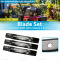 Blade Set for John Deere 145 155C LA130 LA140 LA145 LA165 (7 Point Star)