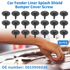 20 x Car Fender Liner Splash Shield Bumper Cover Screws for Mercedes-Benz A220